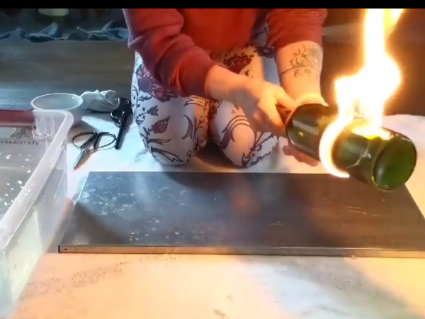 DIY: Cut a Glass Bottle with String & Fire. AND What You Can Make with Them!